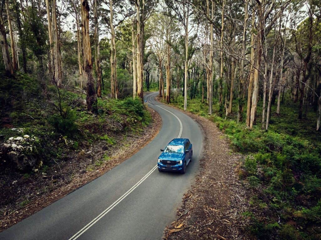 Scenic Margaret River EV road trip route and coastal drive
